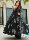 Black Colour Rayon Printed Kurti With Pant Dupatta Wholesalers In Delhi Aaradhna 2049